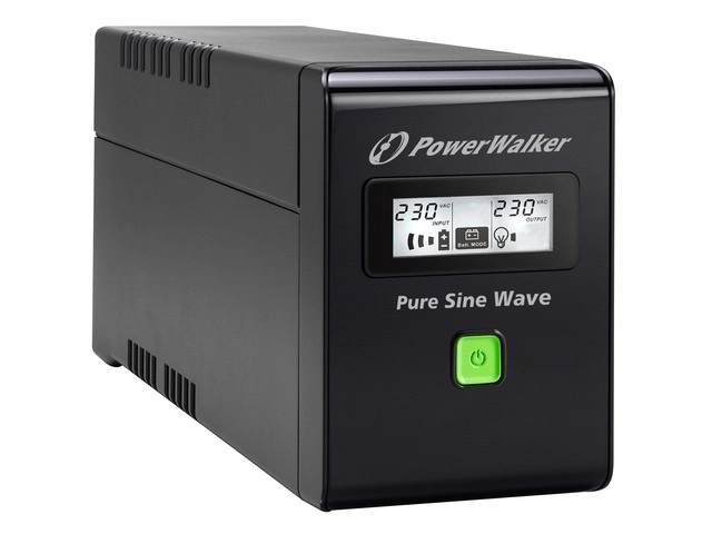 PowerWalker UPS Line-Interactive 800VA avec onde sinusoïdale pure