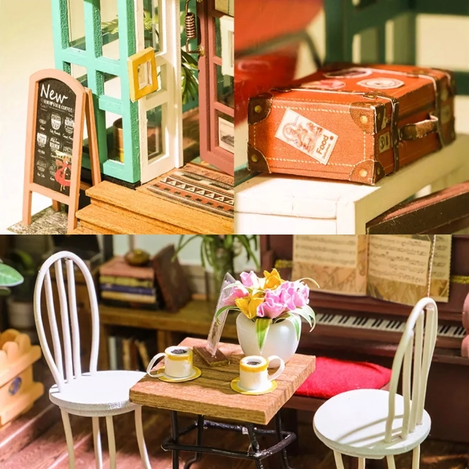 Café de Šimon - Café Miniature DIY dans une Maison de Poupée