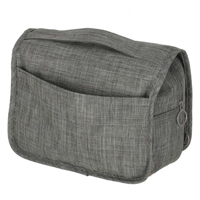 Sac à cosmétiques de voyage suspendu pliant gris