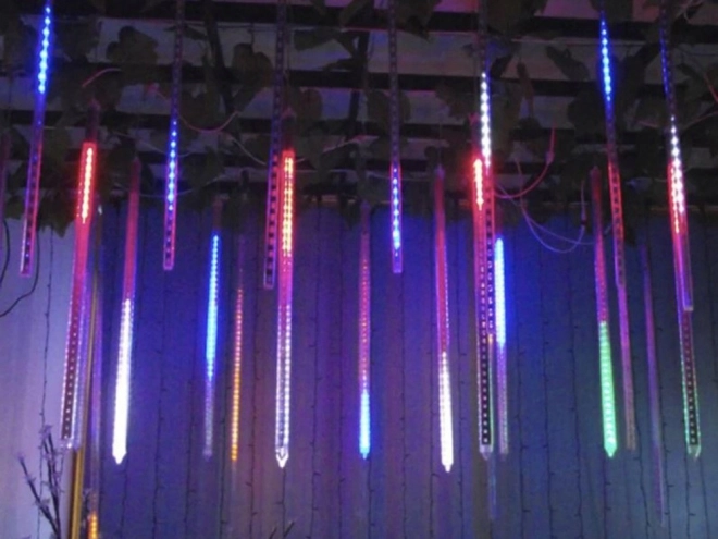 Éclairage LED de Noël neige tombante 50cm IP44
