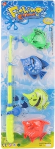 Poissons avec canne