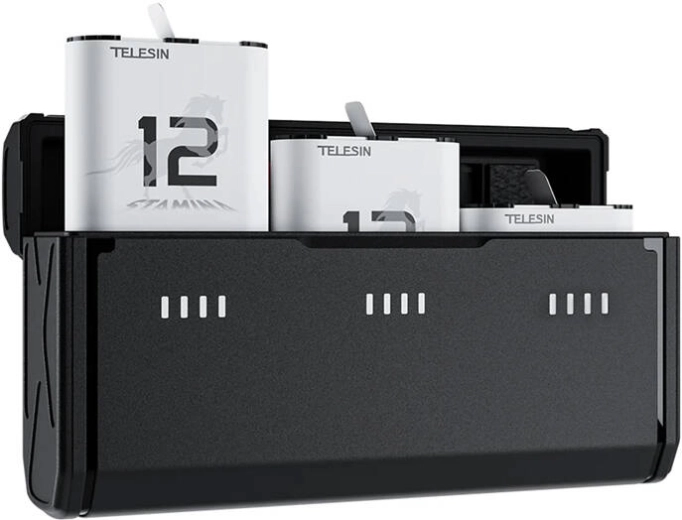 Recharge rapide de jusqu’à trois batteries simultanément