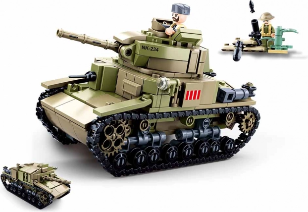Figurines articulées et tourelle rotative