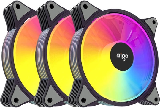 Ensemble de ventilateurs PC Darkflash AR12 avec éclairage ARGB
