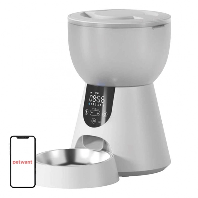 Distributeur automatique de nourriture Petwant 4L LED