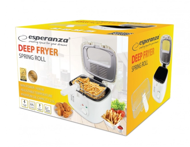 Friteuse Spring Roll 2.5 l blanche