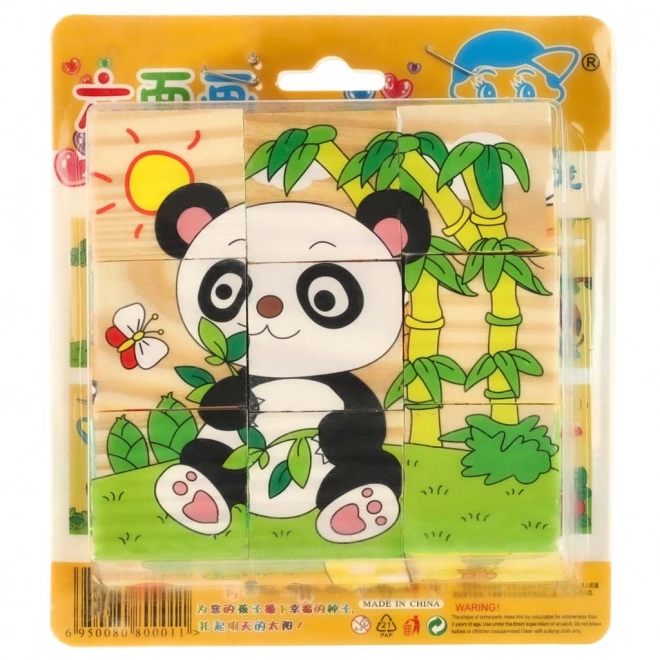 Puzzle en bois Safari 3D