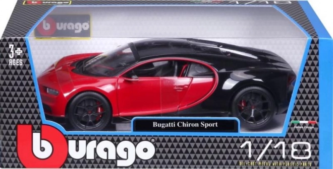 Bburago 1:18 Plus Bugatti Chiron Sport PLUS Rouge
