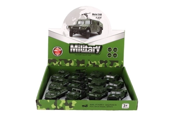 Ensemble de voitures militaires à rétrofriction