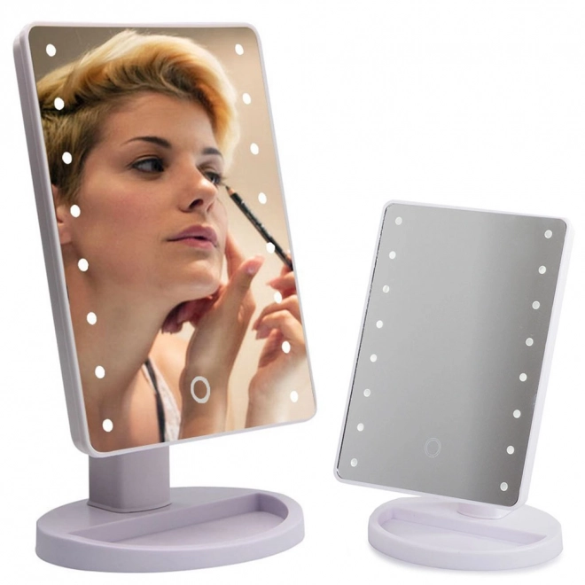 Miroir cosmétique éclairé avec LED