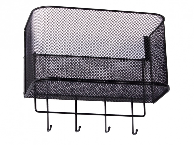 Panier suspendu en métal pour porte avec crochets