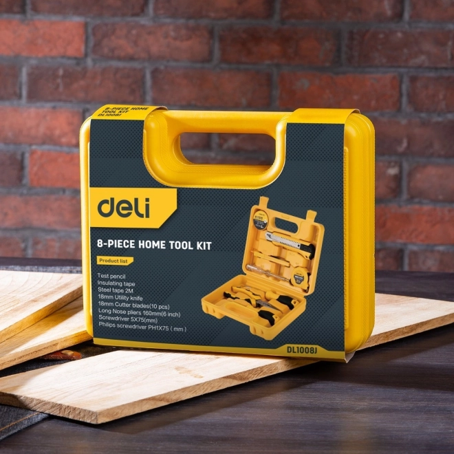 Ensemble d'outils pour la maison 8 pcs Deli