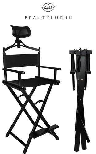 Chaise cosmétique pliable avec appuie-tête Beautylushh