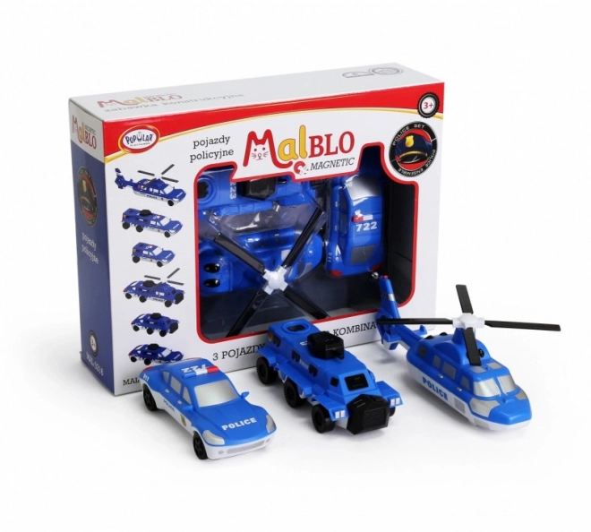 Véhicules de police magnétiques MalBlo