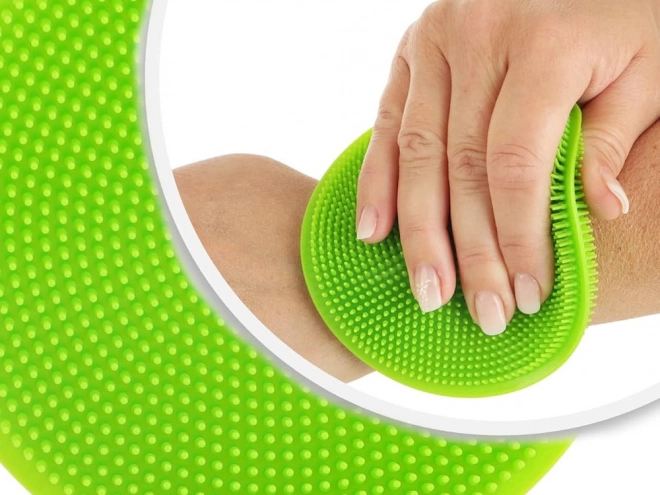 Éponge en silicone pour récurer la vaisselle et les légumes