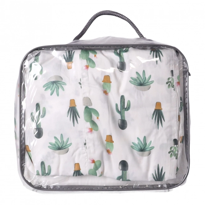 Cocon pour bébé / nid 90*50 cm - motif cactus