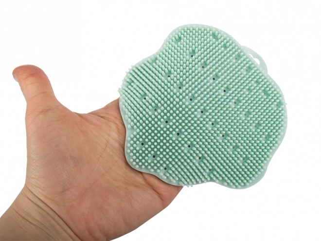 Brosse massante et nettoyante en silicone