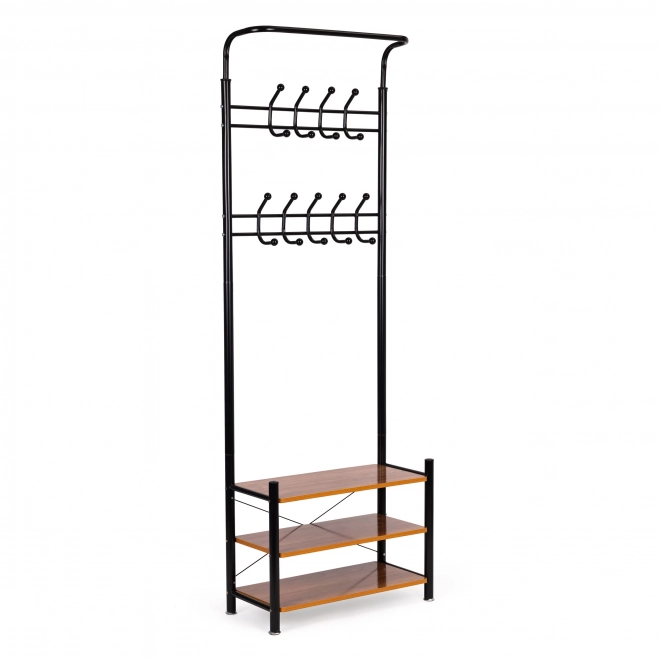 Portemanteau sur pied avec étagères ModernHome