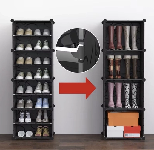 Étagère à chaussures modulaire - 6 niveaux
