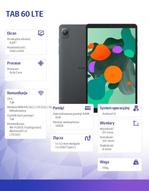 Tablette Blackview Tab 60 LTE