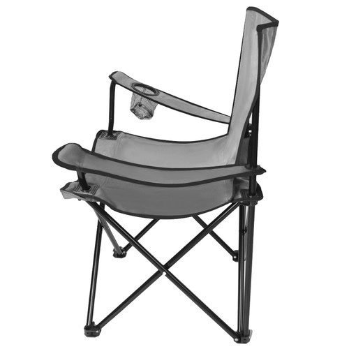 Chaise pliante de pêche / camping - gris