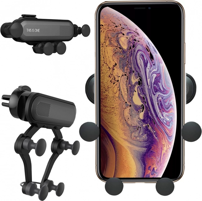 Support de voiture gravitationnel pour grille d’aération