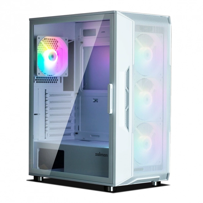 Boîtier d'ordinateur blanc I3 Neo ATX Mid Tower RGB