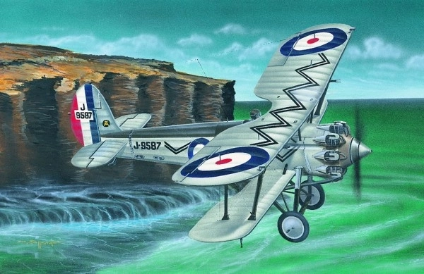 Modèle Bristol Bulldog 1:48 15,3x21,1cm dans la boîte