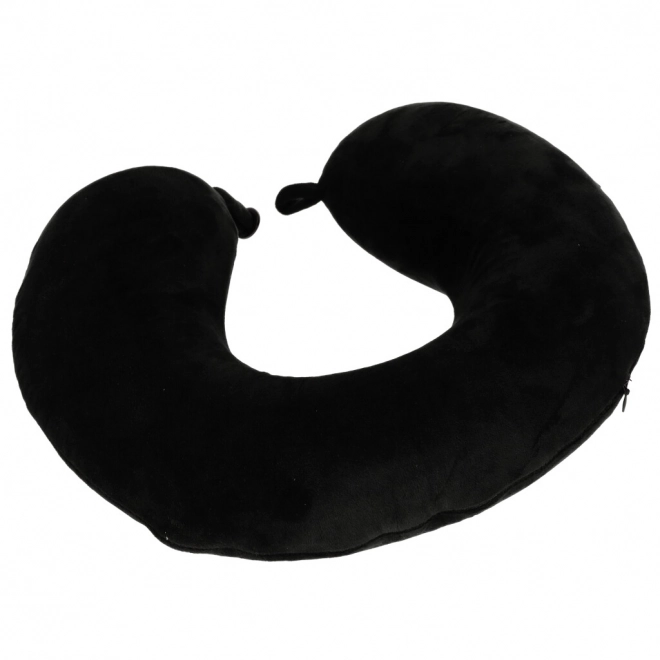 coussin de voyage noir pour le cou