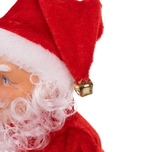 Figurine Père Noël chantante et dansante 30 cm
