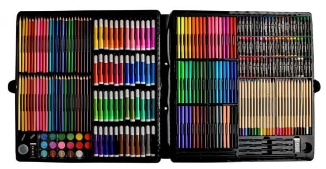 Ensemble de peinture et de dessin dans une mallette 288 pièces