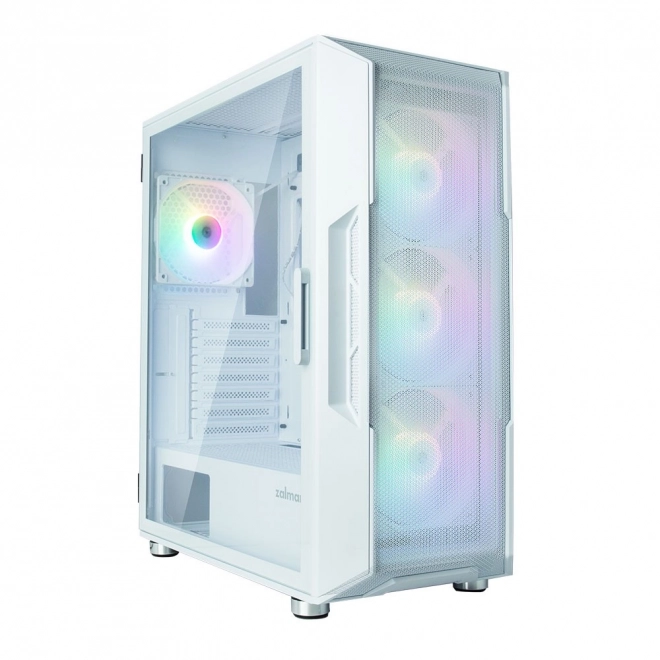 Boîtier d'ordinateur blanc I3 Neo ATX Mid Tower RGB