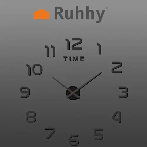 Horloge murale DIY Ruhhy