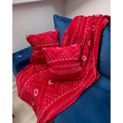 Couverture 1,6x2m + 2x housse de coussin Ruhhy 22594