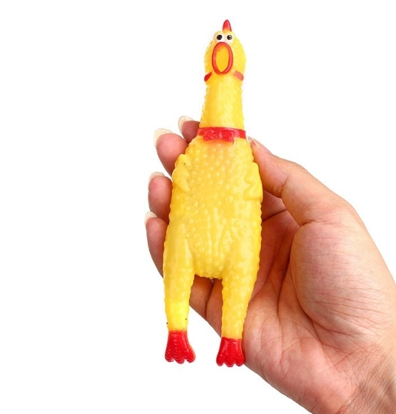 Jouet couineur pour chiens - poulet, 16 cm