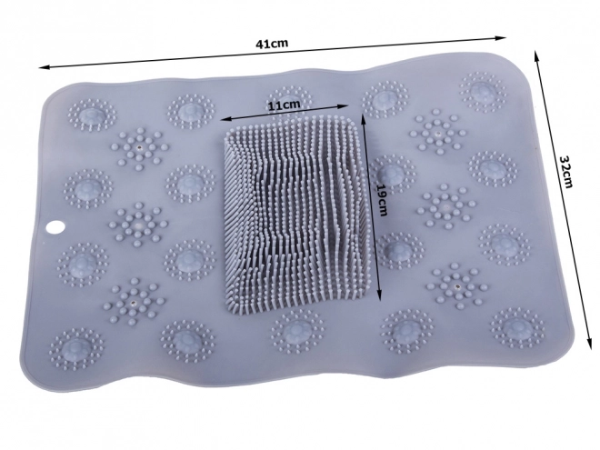 Tapis antidérapant pour massage des pieds sous la douche