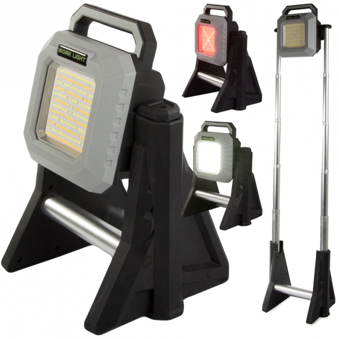 Projecteur télescopique LED rechargeable 3000 lumens