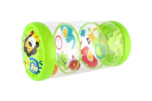 Rouleau gonflable avec balles et motif d'animaux