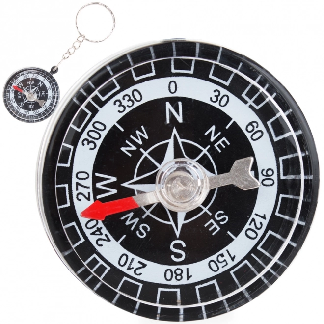 Pendentif de randonnée avec boussole