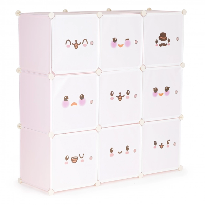 Meuble de rangement pour enfants avec 9 étagères – obličeje