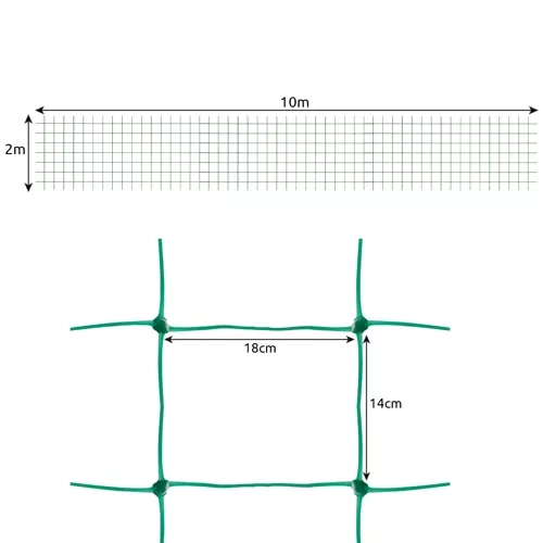 Grille - support pour plantes 2x10m Gardlov 23978