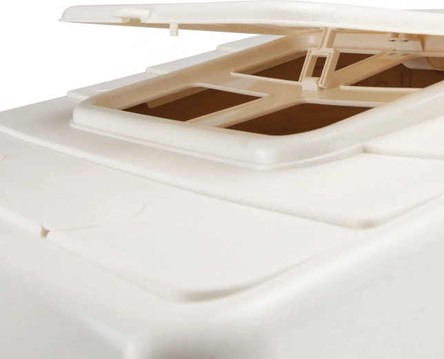 Paroi arrière basculante pour une ventilation et un espace maximum