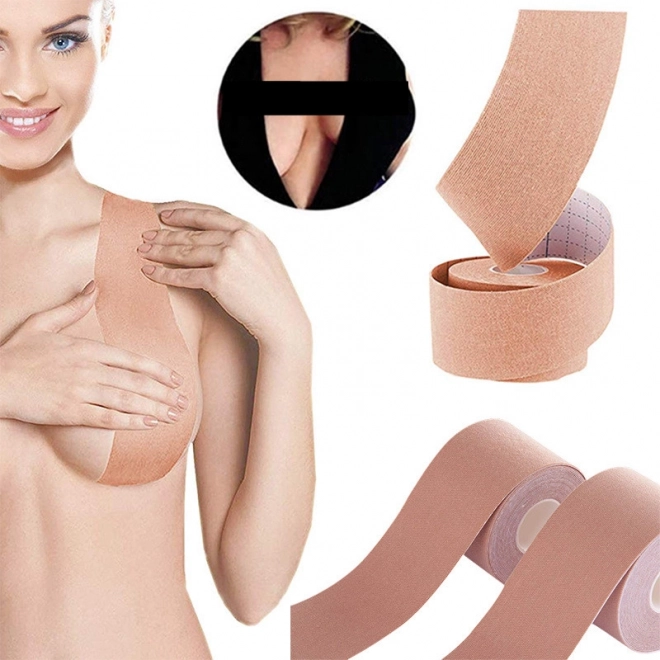 Bande adhésive universelle pour renforcer le décolleté