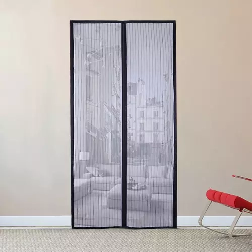 Moustiquaire auto-fermant pour porte - 100 x 210 cm