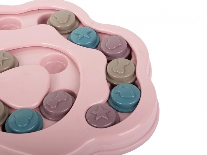 Jouet éducatif pour chiens - jeu logique avec friandise