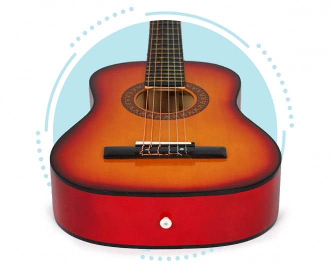 Guitare enfant, grande, classique, en bois, 6 cordes, ECOTOYS
