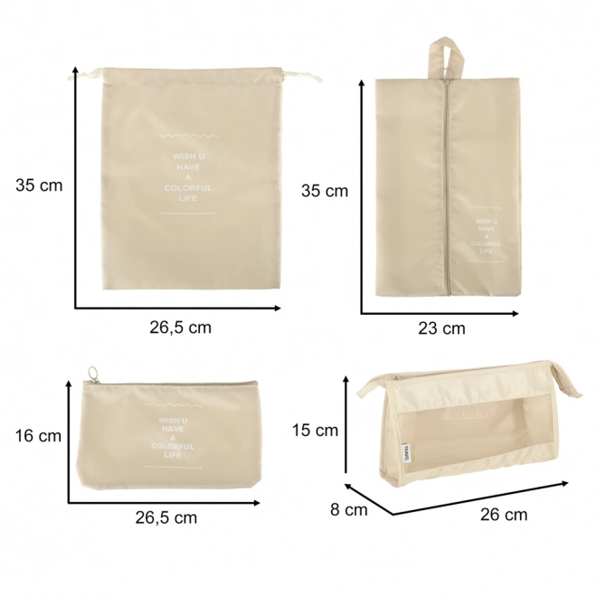 Ensemble d'organisateurs de voyage pour valise - 8 pièces