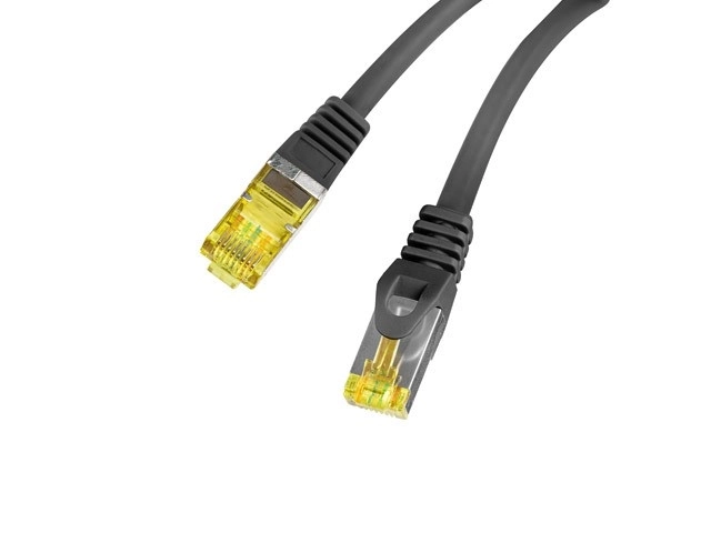 Patchcord Lanberg catégorie 6a S/FTP 3m noir