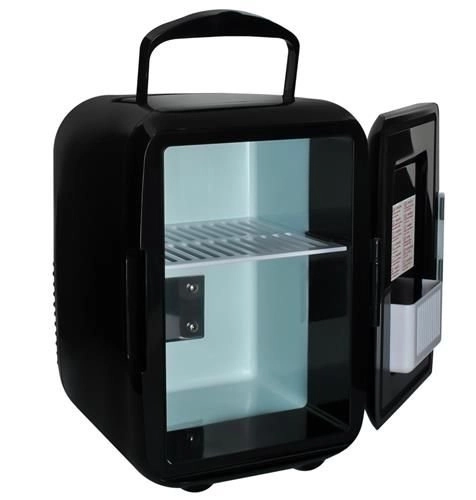 Ruhhy Réfrigérateur mini portable noir 4L 12V/220V