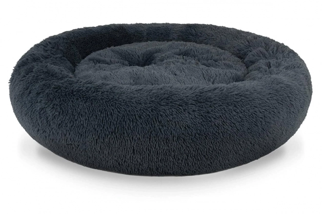 Panier universel en peluche 60 cm - gris foncé